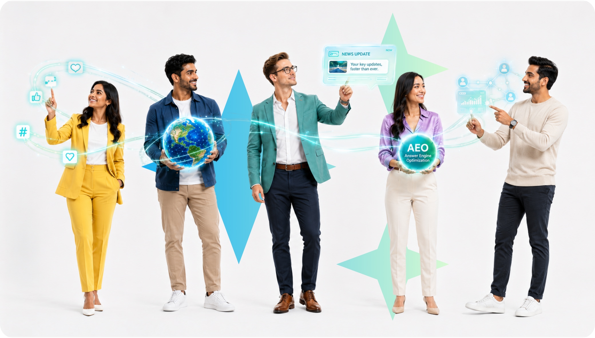 Wizikey leadership: CFO, CMO, CEO, Corp Comm and Procurement